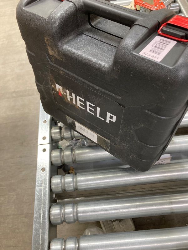 Photo 1 of ***USED*** MISSING PIECES SELLING PARTS ONLY*** E-HEELP Electric Car Jack Kit 5Ton 12V Hydraulic Car Jack Lift (Lifting Range: 6.1~17.7 inch) with Electric Impact Wrench for SUV MPV Sedan Truck Change Tires Garage Repair