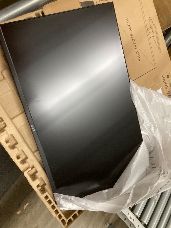 Photo 1 of **PARTS ONLY***msi PRO MP275Q 27 Inch WQHD Office Monitor - 2560 x 1440 IPS Panel, 100 Hz, Eye-Friendly Screen, Built-in Speakers, Tilt-Adjustable - HDMI 2.0b, DP (1.2a)
