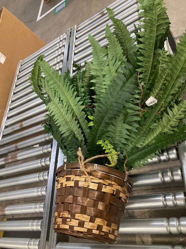 Photo 1 of 10 Bunches Simulation Fern Grass Fake Floral Green Leaves Persian Leaves Artificial Persian Grass