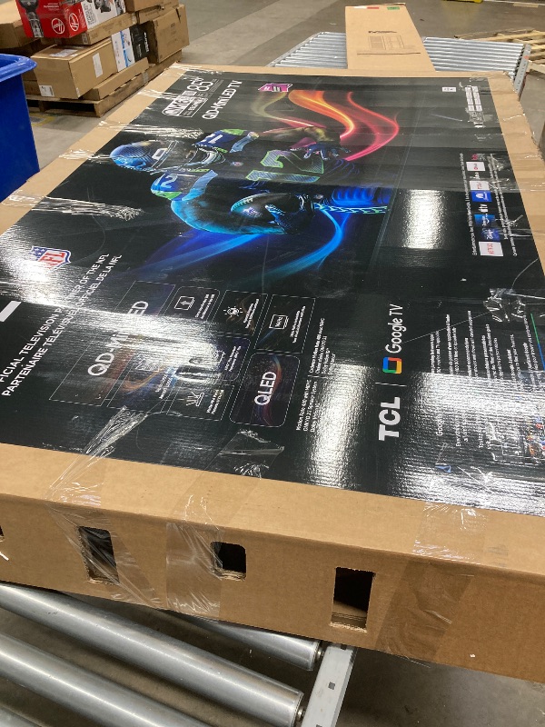 Photo 1 of ***BROKEN*NON RETURNABLE*NON REFUNADABLE*NO EXCEPTIONS***
TCL 85 Inch Class QM6K Series | Mini LED QLED 4K HDR | 85QM6K, 2025 Model | 120HZ-144HZ High Brightness Smart Google TV Dolby Atmos Onkyo Audio | Voice Remote Alexa Gaming Streaming Television  ***