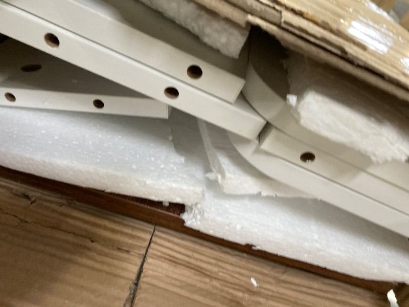 Photo 1 of ***MISSING PARTS ****42STORE Modern Floating Desk with Electric Socket & USB Type A/C Ports – Multi-Purpose Space-Saving Wall Mounted Desk and Shelves - Sleek Foldable Wall Table Design for Home Office, Study, or Bedroom