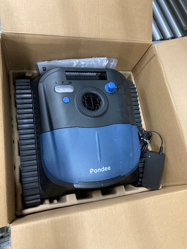 Photo 1 of **PARTS ONLY**Pondee X5 Cordless Robotic Pool Cleaner, Wall & Waterline Cleaning, Smart Navigation, Smart Precision Docking™, 180Mins Runtime, 4 Cleaning Modes, Pool Vacuum for Inground Pools up to 3,229 sq.ft