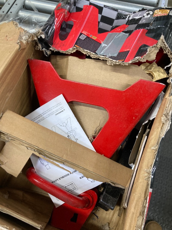 Photo 1 of **Main jack post is missing
**BIG RED T46002A Torin Steel Jack Stands: Double Locking, 6 Ton (12,000 lb) Capacity, Red, 1 Pair