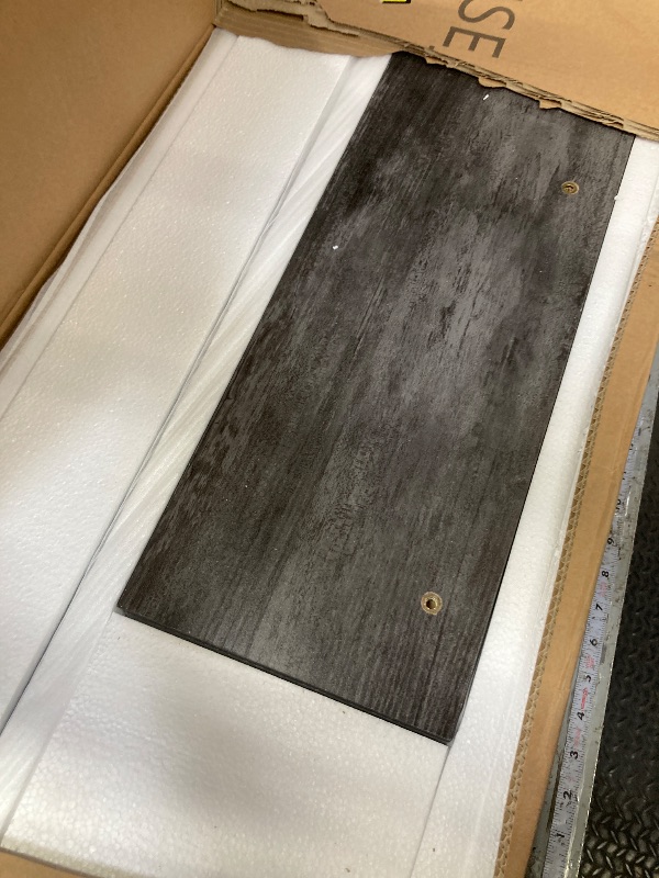 Photo 1 of ***missing parts**GarveeHome Full Size Bed Frame with High Storage Bookcase Headboard, Wood Bed Frame with 4 Storage Drawers, Built in Charging Station, No Box Spring Needed, Metal Frame, Noise-Free, Ink