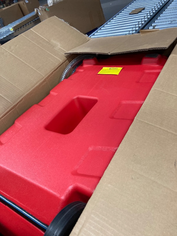 Photo 1 of ***THIS ITEM SOLD FOR PARTS ONLY * NON FUNCTIONAL***
VEVOR 16 Gallon Fuel Caddy, 7.8 L/min, Portable Gas Storage Tank Container with Hand Pump Rubber Wheels, Fuel Transfer Storage Tank for Gasoline Diesel Machine Oil Car Mowers Tractor Boat Motorcycle***T