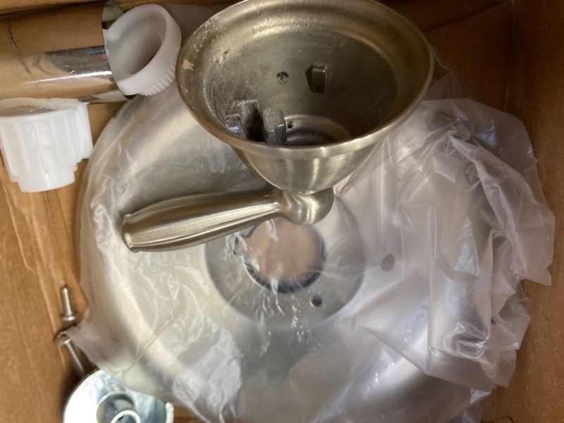 Photo 1 of **MISSING PARTS**Pressure Balancing Tub and Shower Trim Kit, Compatible with Moen Posi-Temp Valve, Brushed Nickel