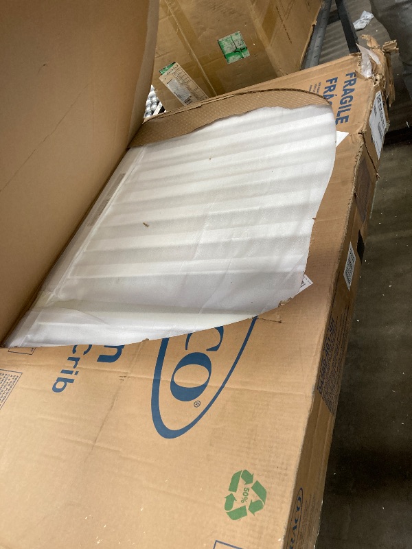 View 2 of **PARTS ONLY/DAMAGED PART**Graco Tristan 5-in-1 Convertible Crib with Drawer (White) – GREENGUARD Gold Certified, Fits Standard Crib Mattress, Premium Handle, Converts to Toddler Bed, Daybed, and Full-Size Bed