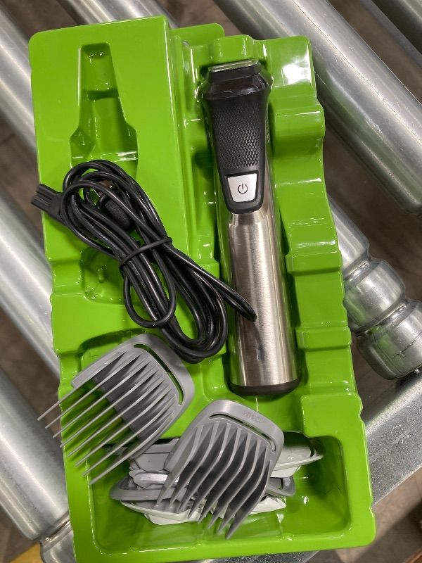 Photo 1 of ***MISSING PIECES -SELLING AS PARTS ONLY*** Norelco Philips Multigroom 7000 Series, All-in-One Trimmer, Beard Trimmer and Hair Clipper, 19-Piece Men's Grooming Kit for Beard, Head, Hair, Body, and Face, Soft Pouch, MG7910/49