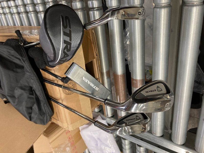 Photo 1 of **MISSING 4 CLUBS***Callaway Golf Men's Strata Intro Complete 9 Piece Package Set (Gray, 9 Piece (strata Intro), Men's, Right Hand)