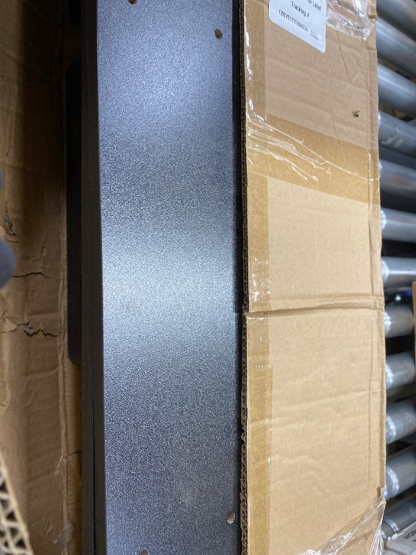 Photo 1 of **MISSING PARTS***7-Tier Vertical Wall Shelf Unit with USB Rechargeable Led Light (Remote Controlled),Versatile Floating Display Shelves,Lack Style Wall Shelves for Bedroom,Living Room,Office Decor,Vanity-Black