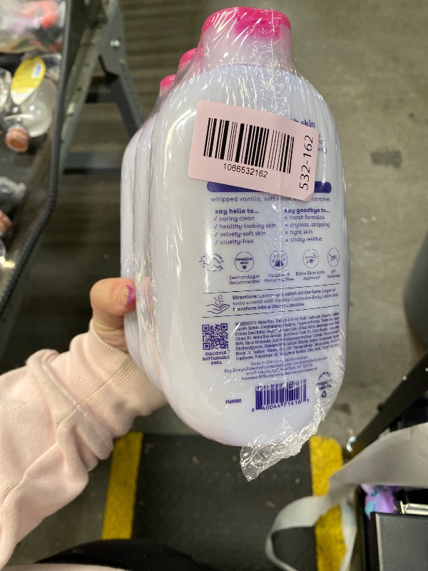 Photo 1 of *****3 pack******eos Cashmere Body Wash – Vanilla Cashmere, Moisturizing Body Wash, Creamy Gel Formula, with Shea Butter, Glycerin, Vitamin E, pH Balanced, Sensitive Skin, Vegan, 16 fl oz