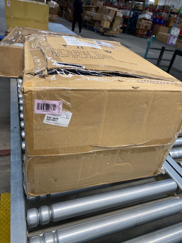 Photo 1 of **CRACKED/PARTS ONLY**Amazon Basics 18 Sheet Cross Cut Paper, CD, and Credit Card Shredder with 6 Gallon Bin, 30 Minutes Continuous Run Time, Black