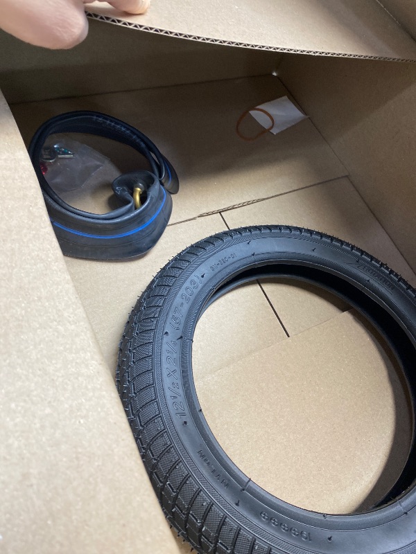 Photo 1 of 12.5x2.25 12-1/2x2 1/4 Tire and Inner Tube Set for Scooter Electric bike, 57-203 Tire Compatible with Jetson E-Bike Pocket Mod Currie eZip Schwinn