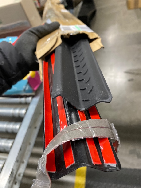 Photo 1 of ***MISSING 2 PIECES***Hooke Road Wrangler JK Door Sill Entry Guard Black Thresholds Kit Compatible with Jeep JK Wrangler Unlimited 4-Door 07-18**MISSING 2 PIECES***