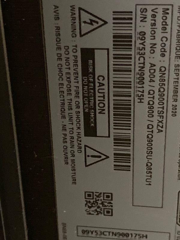 View 4 of ***BROKEN*NON RETURNABLE*NON REFUNADABLE*NO EXCEPTIONS***SAMSUNG 85-Inch Class Neo QLED 8K QN900C Series Mini LED Quantum HDR Smart TV with Infinity Screen, Dolby Atmos, Object Tracking Sound Pro, Alexa Built-in (QN85QN900C, 2023 Model),Titan Black***BROK