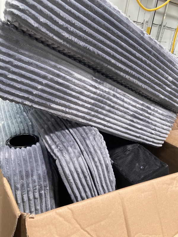 Photo 1 of *****MISSING PARTS SELLING AS IS Homall Couches for Living Room, 83" Couch with Soft Deep Seats, Modern Sofa 3 Seater in Corduroy for Apartment, Bedroom (Slate Gray)