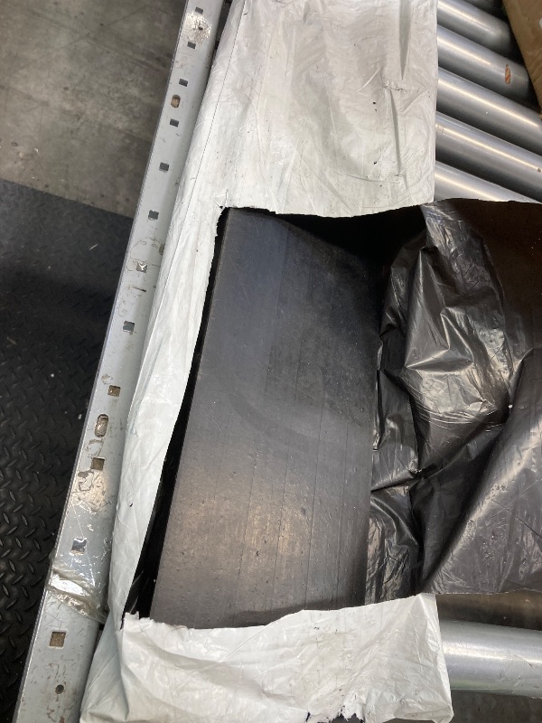 Photo 1 of 1" Rise Rubber Door Threshold Ramp for wheelchairs, 2000 LBS Capacity 35.5'' Long Non-Skid Solid Rubber for Home Doorways Heavy Duty Door Step Ramp for Mobility Scooters and Power Chairs