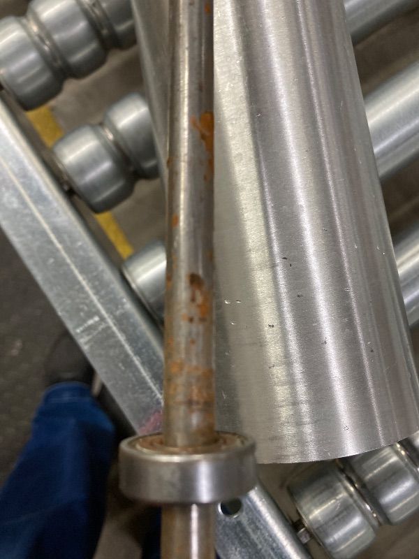 Photo 1 of ***DAMAGE -RUST AREAS -SELLING AS  PARTS ONLY *** Winco Winware 18-Inch Aluminum Rolling Pins RollingPins