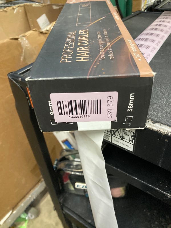 Photo 1 of 1 1/2 Inch Large Curling Wand for Long Hair, 1.5 Inch Dual Voltage Hair Curling Iron Wand Ceramic Extra Long Barrel,10 Adjustable Temp