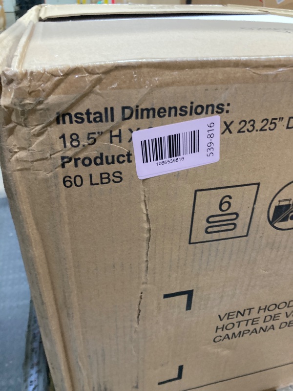 Photo 1 of ***THIS ITEM SOLD FOR PARTS ONLY * NON FUNCTIONAL*** 36” Smart Designer Custom Insert w/Dimmable LED Lighting***THIS ITEM SOLD FOR PARTS ONLY * NON FUNCTIONAL***