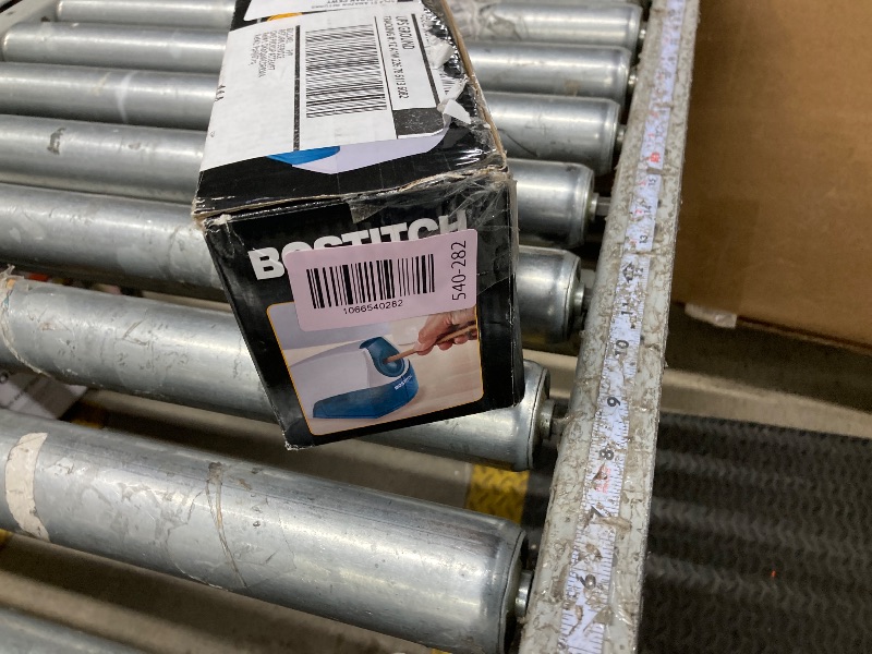Photo 1 of *** missing power plug***Bostitch Office Electric Pencil Sharpener, Heavy Duty Powerful Stall-Free Motor, High Capacity Shavings Tray, for Office or Classroom, Blue*** missing power plug***