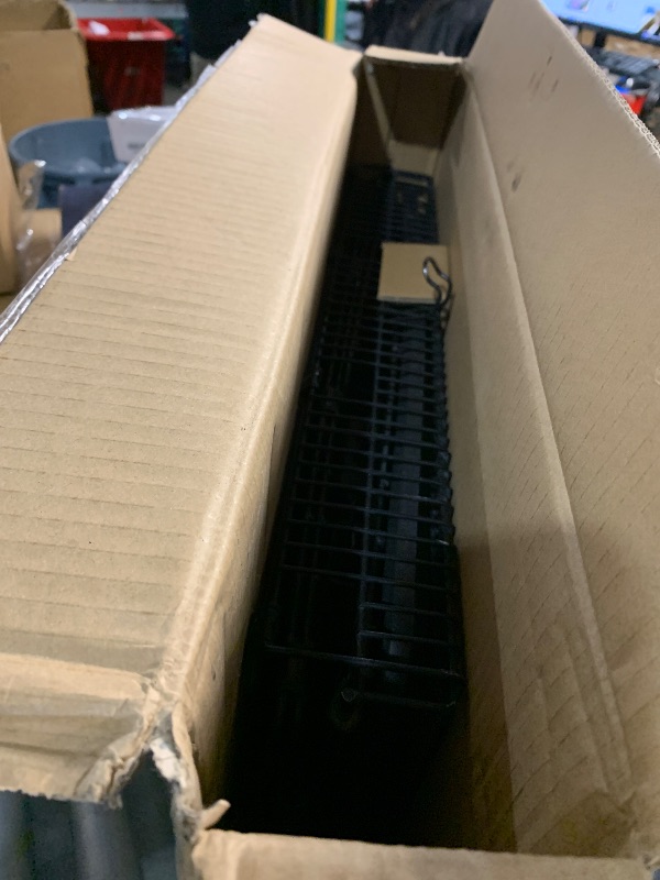 Photo 1 of ***(HEAVILY USED/ MINOR DAMAGE)***FDW Dog Crate for Small Dogs 24 Inch Folding Metal WirePet Cage Double Door W/Divider Panel Indoor Outdoor Kennel Leak-Proof Plastic Tray,Black