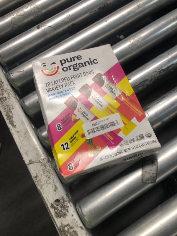 Photo 1 of ***(EXP(04/12/2026)***Pure Organic Layered Fruit Bars Variety Pack 28 count (Pack of 1).