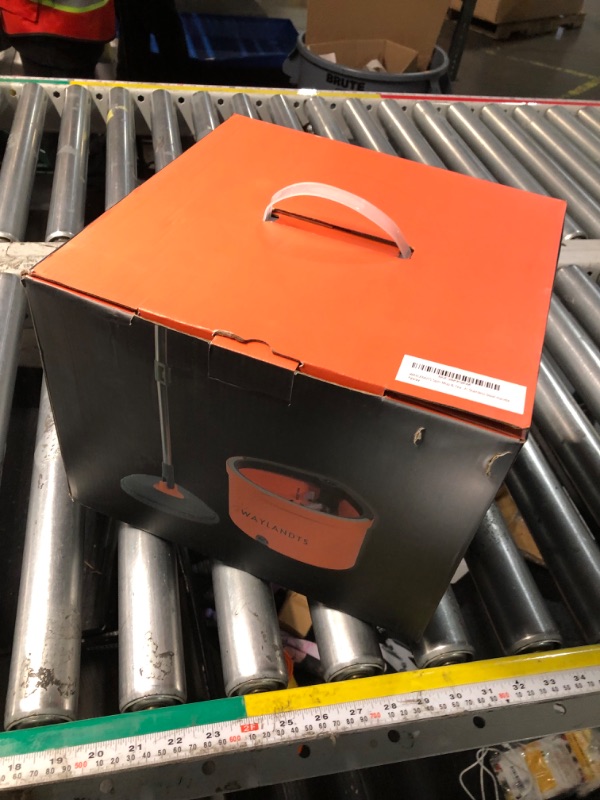 Photo 1 of ***MISSING PARTS***
WAYLANDTS Spin Mop & Tear Drop Bucket Set with 3 Pads - Dual Compartment Design for Clean & Dirty Water, 360° Swivel Mop Head, Built-in Scrubbing Brush, Stainless Steel Handle