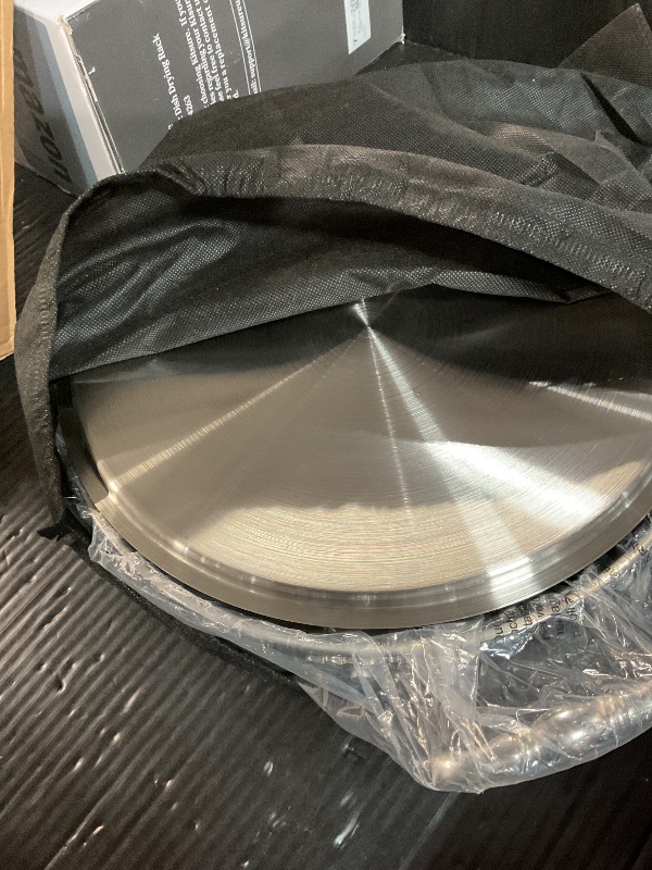 Photo 1 of ***(USED)***Inqibee Tri-Ply Stainless Steel 7 Quart Rondeau Pot with Lid Braiser Pan, 12 inch Deep Frying Pan, Versatile Cookware, Large Saute Pan, Compatible With All Cooktops, Induction Compatible, Oven-Safe