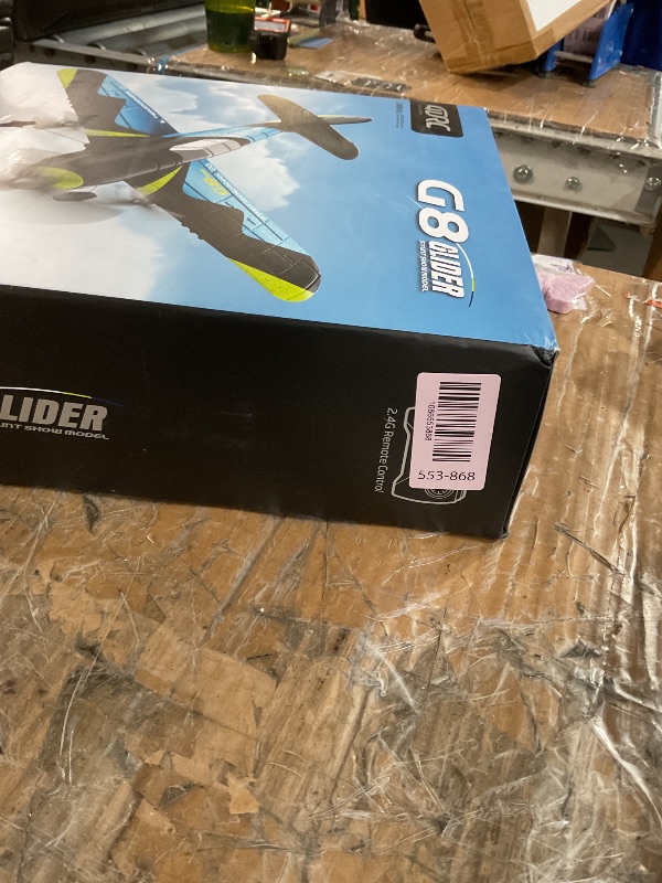 Photo 1 of ***DAMAGED - SEE NOTES/PICTURES*** 4DRC G8 Foam RC Plane Remote Control Airplane for Kids Adults, RC Airplane Helicopter Fighter Jet with 6-Axis Gyro, Light, Helicopter Plane Toy Gifts for Adults Kids Beginners