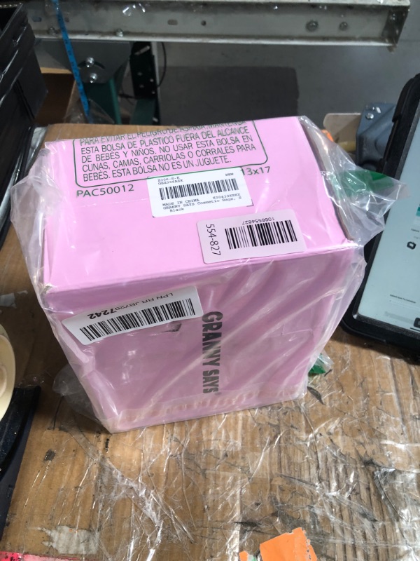 Photo 1 of ***(HEAVILY USED/ MINOR DAMAGE)***GRANNY SAYS TSA Approved Toiletry Bag, Clear Makeup Bag, Travel Toiletry Bag for Women, Leather Travel Cosmetic Bag, Portable PVC Waterproof Bag, Small Makeup Organizer, Black