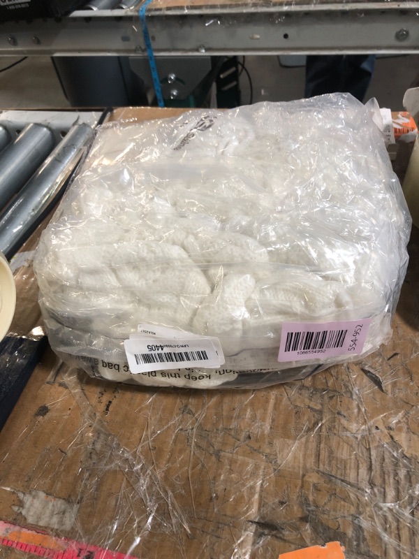 Photo 1 of ***(HEAVILY USED/ MINOR DAMAGE)***Suhine 36 Set Mini Christmas Knitted Stockings 6'' Neutral Christmas Stocking Rustic Modern Farmhouse Xmas Tree Decor with Wooden DIY Tags Gifts Bulk for Holiday Mantel Party Favor(White)