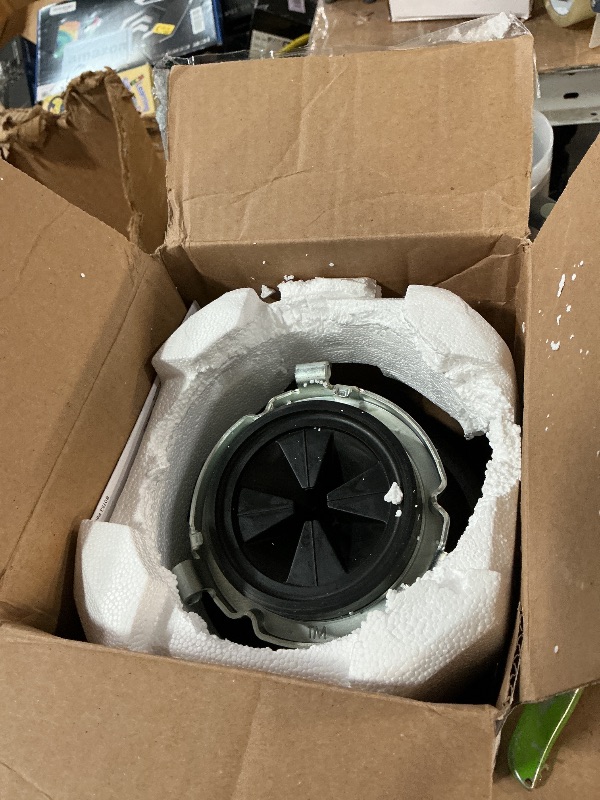 Photo 1 of ***(MISSING PARTS)***InSinkErator Badger 5XP Garbage Disposal, Standard Series 3/4 HP Continuous Feed Food Waste Disposer, Black / Stainless