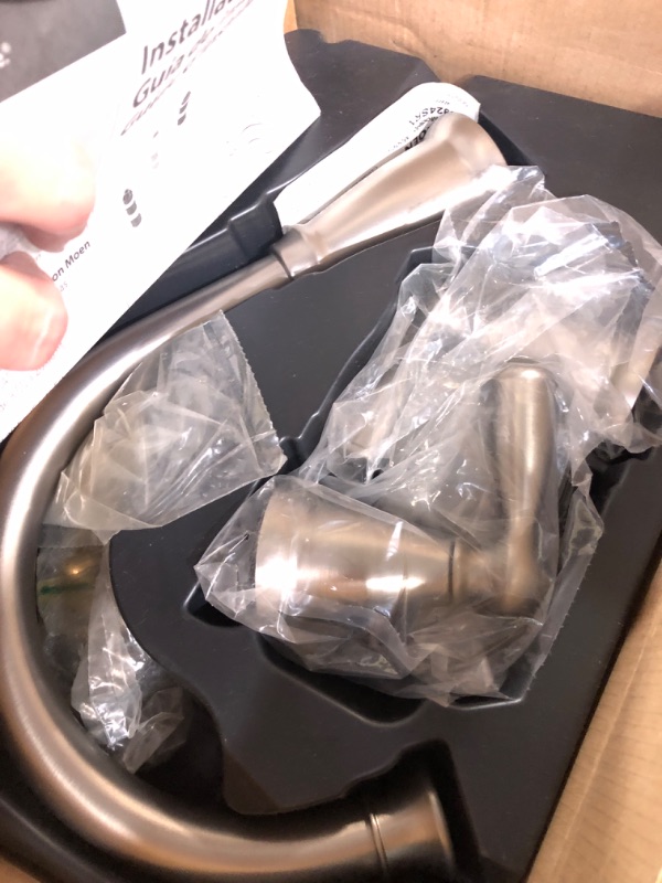 View 4 of ***MISSING PARTS***
Moen 86924SRN Deck Mounted Roman Tub Faucet from the Banbury Collection, Spot Resist Brushed Nickel