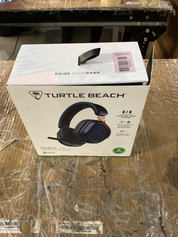 Photo 1 of ***MISSING PARTS***
Turtle Beach Stealth 700 Gen 3 Wireless Multiplatform Amplified Gaming Headset for Xbox Series X|S, Xbox One, PC, PS5, Mobile – 60mm Drivers, AI Noise-Cancelling Mic, Bluetooth, 80-Hr Battery – Cobalt