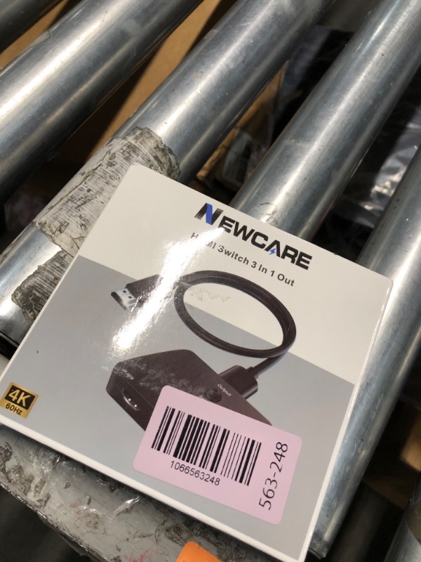 Photo 1 of [Upgrade] HDMI Switch 3 in 1 Out, 4K@60Hz HDMI 2.0 Switch Splitter with 2.6FT Long HDMI Cable, 3-Port HDMI Switcher Selector, Supports 4K 30Hz 3D 1080P HDCP2.2 for PS5 Xbox DVD Player Fire Stick PC