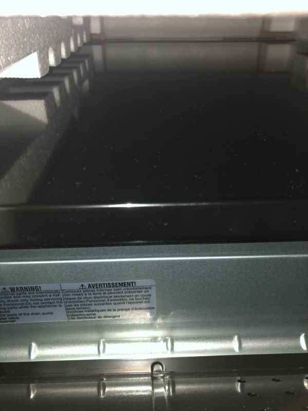 Photo 1 of ***FACTORY SEALED***OPENED FOR INSPECTION***Midea MDF18A1ABB Built-in Dishwasher with 8 Place Settings, 6 Washing Programs, Stainless Steel Tub, Heated Dry, Energy Star, Black