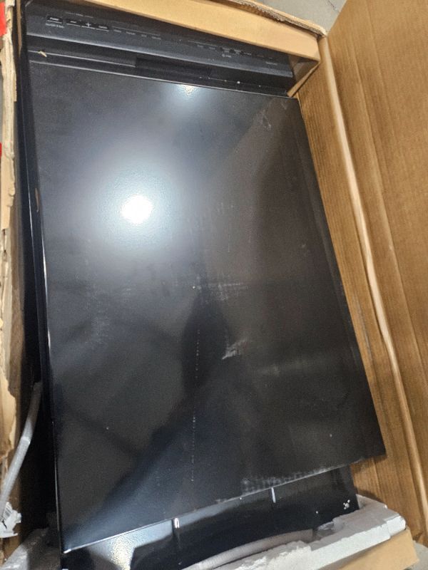 Photo 1 of ***FACTORY SEALED***OPENED FOR INSPECTION***Midea MDF18A1ABB Built-in Dishwasher with 8 Place Settings, 6 Washing Programs, Stainless Steel Tub, Heated Dry, Energy Star, Black