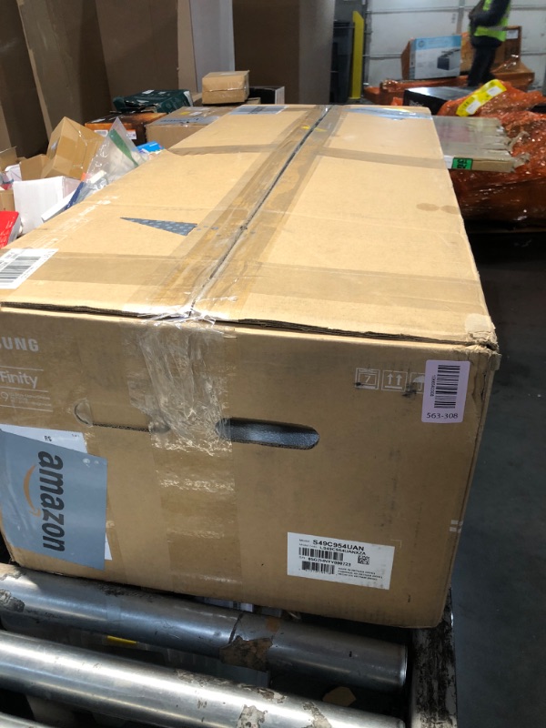 Photo 1 of ***OPENED FOR INSPECTION *****Samsung 49” Business Curved Ultrawide Dual QHD Computer Monitor, USB-C, DisplayPort, HDMI, 120Hz, VESA DisplayHDR 400, Built-in Speakers, Height Adjustable Stand, Eye Care, LS49C954UANXZA, 2024