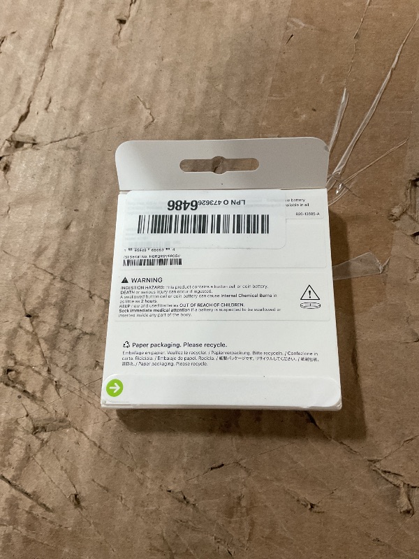 View 3 of * factory sealed *
Apple AirTag. Keep Track of and find Your Keys, Wallet, Luggage, Backpack, and More. Simple one-tap Set up with iPhone or iPad