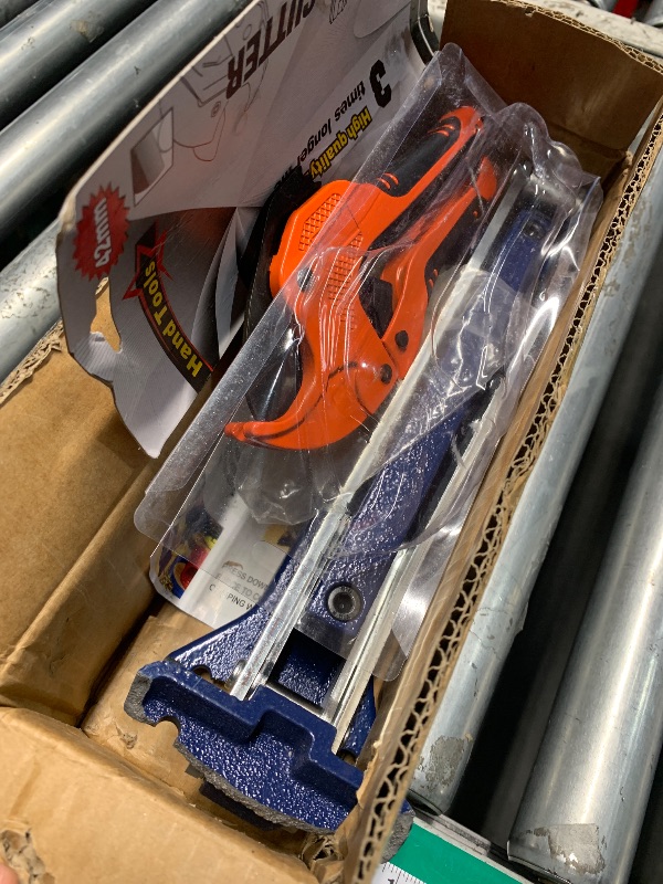 Photo 1 of ***DAMAGED - SEE NOTES/PICTURES***Heavy Duty Ferrule Crimping Tool, Standard Air Hose Repair Kit with 40 Ferrules Fittings and Pipe Cutter, Hose Crimper Tool for 1/4, 5/16, 3/8 inch ID PVC Rubber Hoses, Air Hose,Torch Hose Crimper