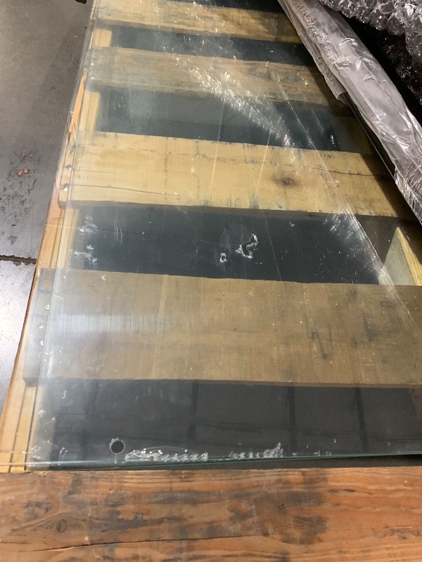 Photo 1 of ***DAMAGED, SCRATCHED AND PLASTIC SCREEN PEELING OFF | TRUCK/TRAILER PICKUP ONLY*** DELAVIN 60" W x 75" H Semi-Frameless Shower Door, Water Repellent Sliding Shower Door with Ultra White Clear Tempered Glass, Glass Shower Door with Magnetic Seal Strip in