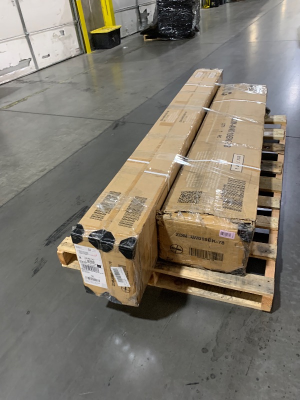 Photo 1 of ***PARTIAL SET (BOXES 1,2,7 OUT OF 8) - PRICE ADJUSTED | TRUCK/TRAILER PICKUP ONLY*** 12' x 20' Louvered Pergola, Outdoor Pergola with Curtains & Netting, Metal Patio Pergola with Adjustable Louvers Roof and Gutter System, Metal Hardtop Gazebo for Patio, 