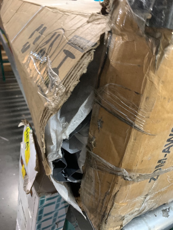 Photo 1 of ***PARTIAL SET (BOXES 1,2,7 OUT OF 8) - PRICE ADJUSTED | TRUCK/TRAILER PICKUP ONLY*** 12' x 20' Louvered Pergola, Outdoor Pergola with Curtains & Netting, Metal Patio Pergola with Adjustable Louvers Roof and Gutter System, Metal Hardtop Gazebo for Patio, 