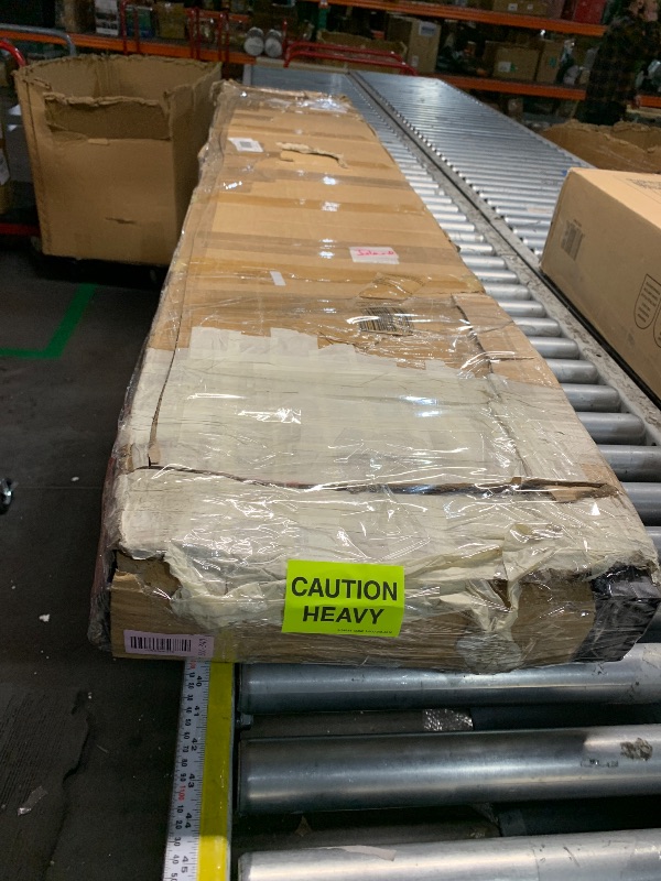 Photo 1 of ***PARTIAL SET (BOX1) - PRICE ADJUSTED | TRUCK/TRAILER PICKUP ONLY*** Bellemave Queen Over Queen Bunk Bed with Headboard and Full Length Guardrail, Separable Bunk Bed Queen Size, Heavy Duty Bunk Beds Can Turns Into Loft Bed and Platform Bed, Black