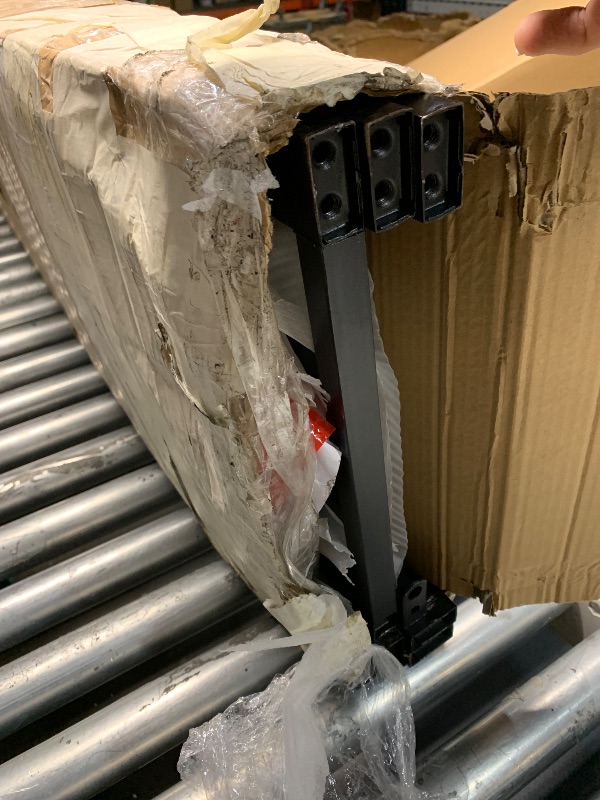 Photo 1 of ***PARTIAL SET (BOX1) - PRICE ADJUSTED | TRUCK/TRAILER PICKUP ONLY*** Bellemave Queen Over Queen Bunk Bed with Headboard and Full Length Guardrail, Separable Bunk Bed Queen Size, Heavy Duty Bunk Beds Can Turns Into Loft Bed and Platform Bed, Black