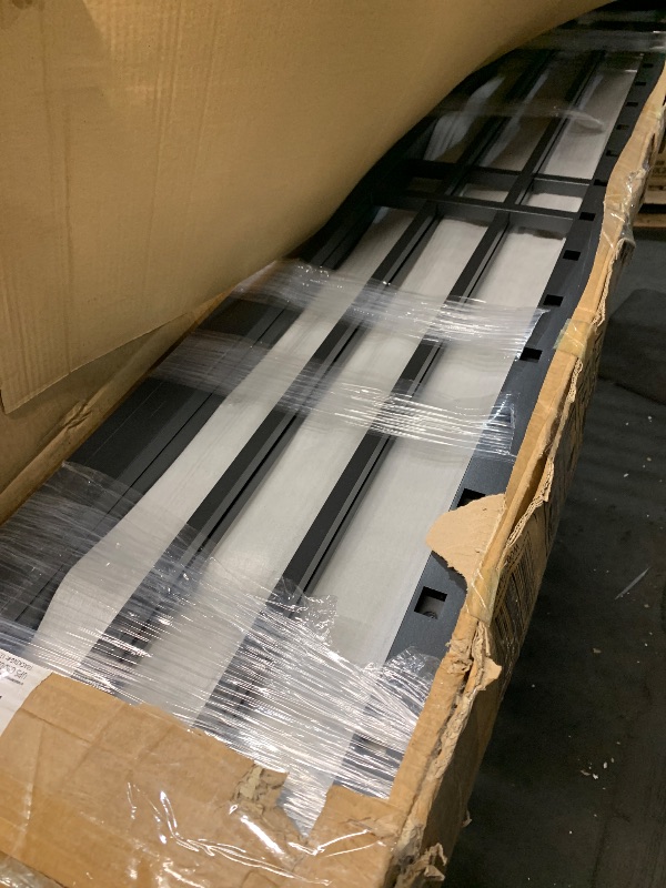 Photo 1 of ***PARTIAL SET (BOX1) - PRICE ADJUSTED | TRUCK/TRAILER PICKUP ONLY*** Bellemave Queen Over Queen Bunk Bed with Headboard and Full Length Guardrail, Separable Bunk Bed Queen Size, Heavy Duty Bunk Beds Can Turns Into Loft Bed and Platform Bed, Black