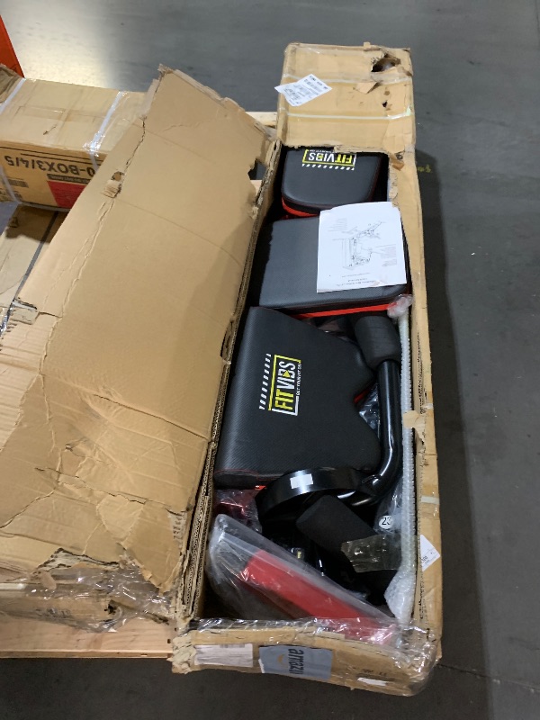 View 2 of ***FULL SET (BOXES 1-5) | TRUCK/TRAILER PICKUP ONLY*** Fitvids Multifunctional Home Gym Equipment with 160 lbs Weight Stack, Full Body Workout Weight Machine, Strength Training Exercise Equipment with Pulley System & Leg Press, All-in-One Workout Station