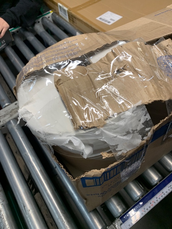 Photo 1 of ***DAMAGED** Georgia-Pacific Pacific Blue Basic 2-Ply Jumbo Jr. 9" Toilet Paper by GP PRO (Georgia-Pacific), 12798, 1,000 Linear Feet per Roll, 8 Rolls Per Case