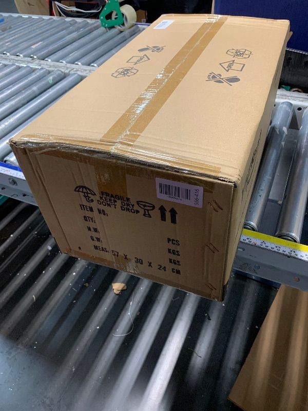 Photo 1 of ***FACTORY SEALED*** YHTlaeh Bathroom Vanity Light Fixtures Brushed Black Over Mirror with Milk Glass Shade Wall Sconce Lighting Lamp Bath 3-Lights (Exclude E26 Bulb)